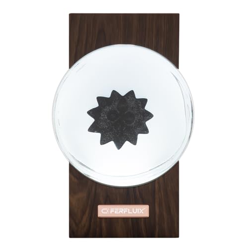 FerFluiX Ferrofluid Visualizer Music Rhythm Lamp Magnetic Fluid Music Mate Dacing Desk Decor in Music Ideal Gift for Friends (Black)