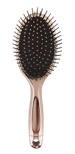 Bo... Paris - La collection privée - Brosse à cheveux démêlante - Picot arrondis spécial massage - Brosse à cheveux paddle ovale - Pour tous types de cheveux - Lot de 1