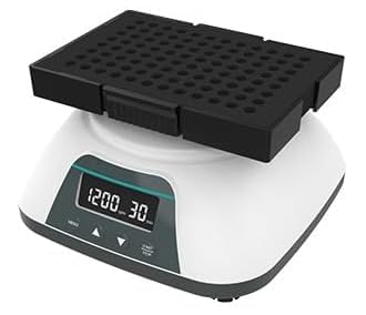 Microplate Oscillator Lab Microplate Shaking Equipment with RPM Range 100 to 1200rpm RPM Increment 10rpm Horizontal Gyration Amplitude 4mm Brushless Motor