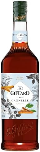 Giffard Cinnamon Syrup | French Cocktail or Coffee Sirop, 1L, Alcohol-Free