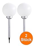 ☀️ SOLARBETRIEB - Die Solarlampe lädt sich im Freien bei Tageslicht auf und dient nachts für bis zu 8 Stunden als schöne Beleuchtung für Außenbereiche.