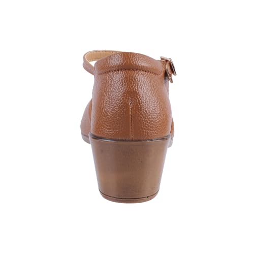 Image of Mochi Women Block Heel D'orsay Sandal