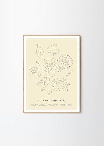 THE POSTER CLUB �|�X�^�[�N���u Delights at the Table 50×70cm Isabelle Vandeplassche