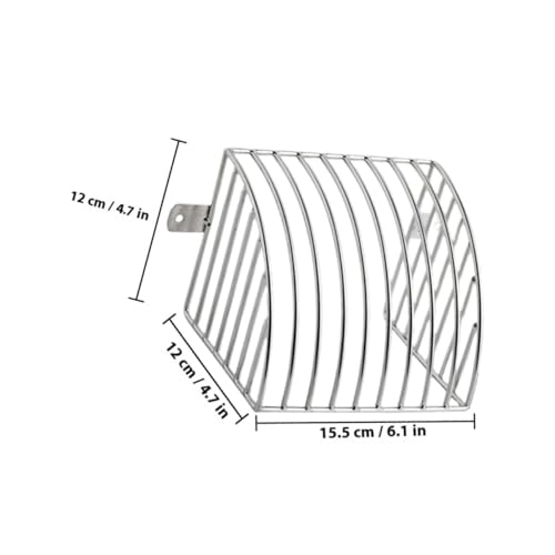 Crépine de sol 155 x 12 cm Alipis avec support et vis de drainage