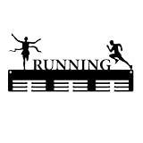 Metal Marathon Medal Hanger Display 11.81in Wall Mounted Race Bib Boards Holder Easy To Install for Runners Holidays Birthdays Gift