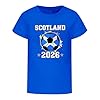 Girls Football T Shirt Football Shirts - Girls Graphic Short Sleeve Tee Football Celebration Casual Round Neck T Shirt for Toddler Youth Kids (Blue 2-3 Years) #2