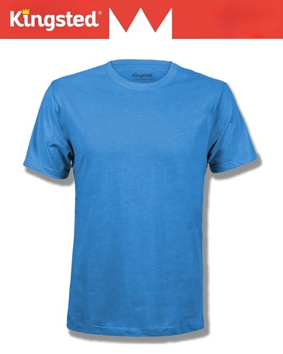 Image of Kingsted T-Shirts for Men Pack - Royally Comfortable - Super Soft Premium Fabric - Well-Crafted Classic Tee