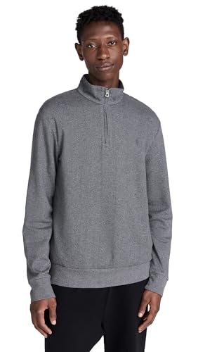 POLO RALPH LAUREN Men's Lux Jersey Half Zip Sweater