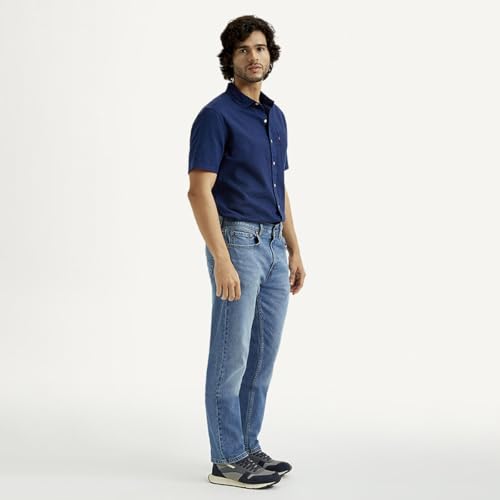 Image of Levi's Men's 505 Straight Fit Mid Rise Jeans