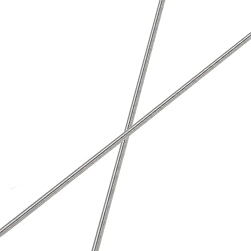 HiPicco M2 x 250mm Fully Threaded Rod, M2-0.4 Thread Pitch, 2 Pack