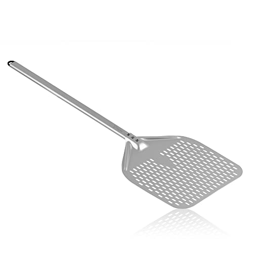 BBQ-TORO Pelle à pizza en aluminium | 30 x 26 cm | Pelle à pizza pour four à pizza | Spatule à pizza | Matériel pro pour pizza, accessoire pour four a pizza, set de cuisson pour pizza maison