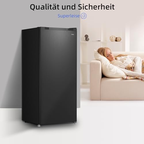 Bild 4 - CHIQ Gefrierschrank FSD160D4E | Wechselbarer Türanschlag | Sehr Leise 41dB| (145L Manuelle Abtauung) 126 x 54 x 55 cm (HxBxT)| 12 Jahre Garantie auf den Kompressor*