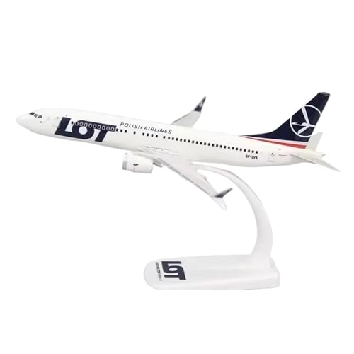 Maquette d'avion B737 Max8 métal 1:200, le cadeau idéal pour collectionneur d'aviation LOT