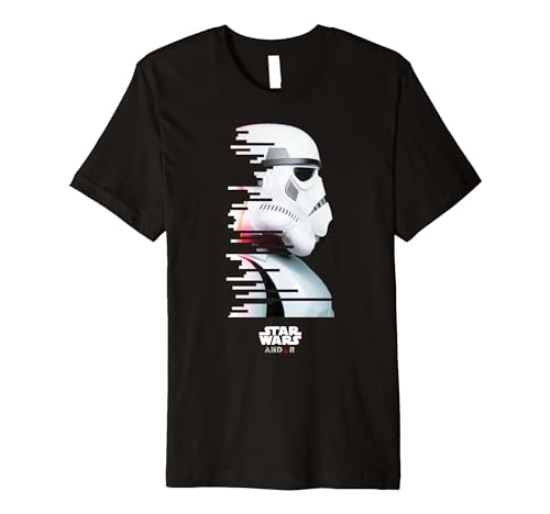 T-shirt Star Wars Andor Stormtrooper coupe profil pixel pour vos soirées série