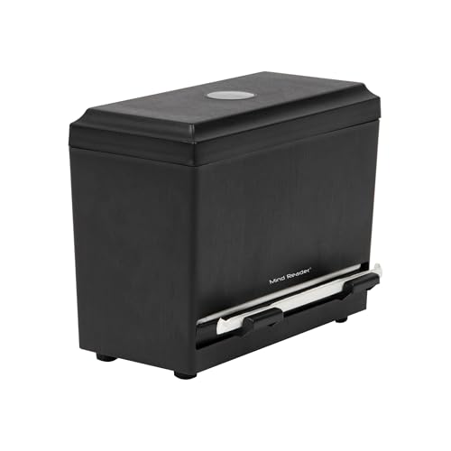 Mind Reader Compact Straw Dispenser or Pencil Dispenser, Countertop Organizer, Plastic, Black by Mind Reader - Used condition - US$12.95