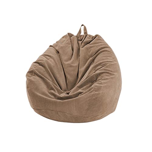 Bean Bag Chair Cover Only Without Filling, Washable Ultra Soft Corduroy Beanbag Cover For Stuffed Animal Storage&Memory Foam Bean Bags For Adults,Kids,Teens #TOP10