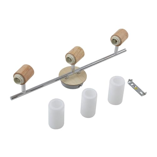 Lindby Faretto Di Legno Christoph, 3 Luci, Lungo - 8