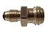RCK Sales Propane LP Tank Adapter Inside Threads POL to Outside Threads QCC1 All Brass