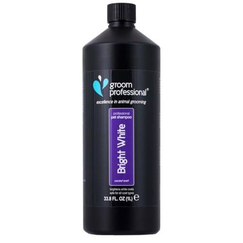 Groom Professional Bright White Hundeshampoo, 1 Liter