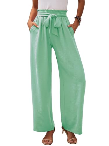 Pantalon palazzo taille haute : oubliez les ceintures serrées avec le cordon réglable
