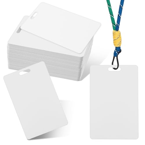 Abeillo - 12Pcs Sublimation id Badge Blanks Luggage tag Heat Transfer Print Waterproof Name Tags Blank pu Leather ID Card Sublimation Card Holder