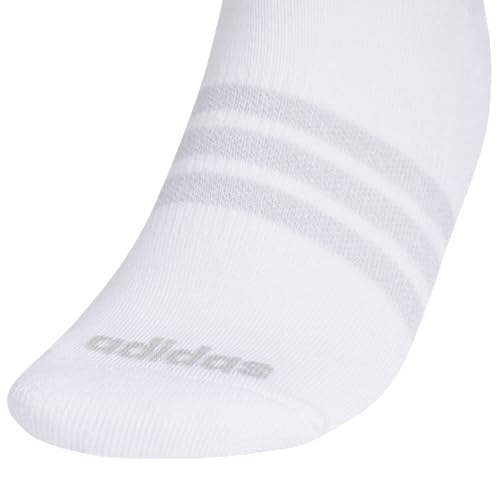 Image of adidas Cushioned No Show Socks 3-Pairs Durable & Comfortable