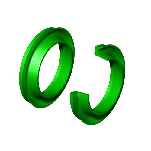 Pu Wiper Seal | Pu Road Seal | Cylinder Seal | Hydraulics Seal (pack of 2) Profile - DHS (50 MM ID X 58 MM OD X 5.0/6.5 MM THICKNESS)