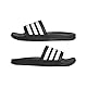 adidas Unisex Adilette Comfort Slides, Core Black / Cloud White, 43 EU