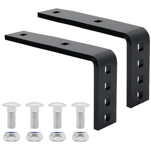2-Pack Heavy Duty Trailer Fenders Brackets Kit for Boat & Utility Trailers, Galvanized Steel Mount for 8