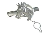 Pferd: Krawatten Halter aus Silber 925 Mit Kette Von Sicherheits - Reiterhof - Riding - Reithose Corvina Marine Vollbesatz Reithose - Reiterin - Reiter