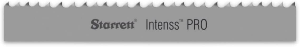 Starrett Intenss PRO Bi-Metal Band Saw Blade with M42 HSS Cutting Edge - Ideal for Intensive Production Cutting in Ferrous/Non-Ferrous Metals - 7 Ft. 9", 3/4 x .035 x 6-10/P - 99206-07-09
