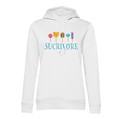 Sweat à capuche sucrivore le cadeau original pour amateur de chocolat et bonbons