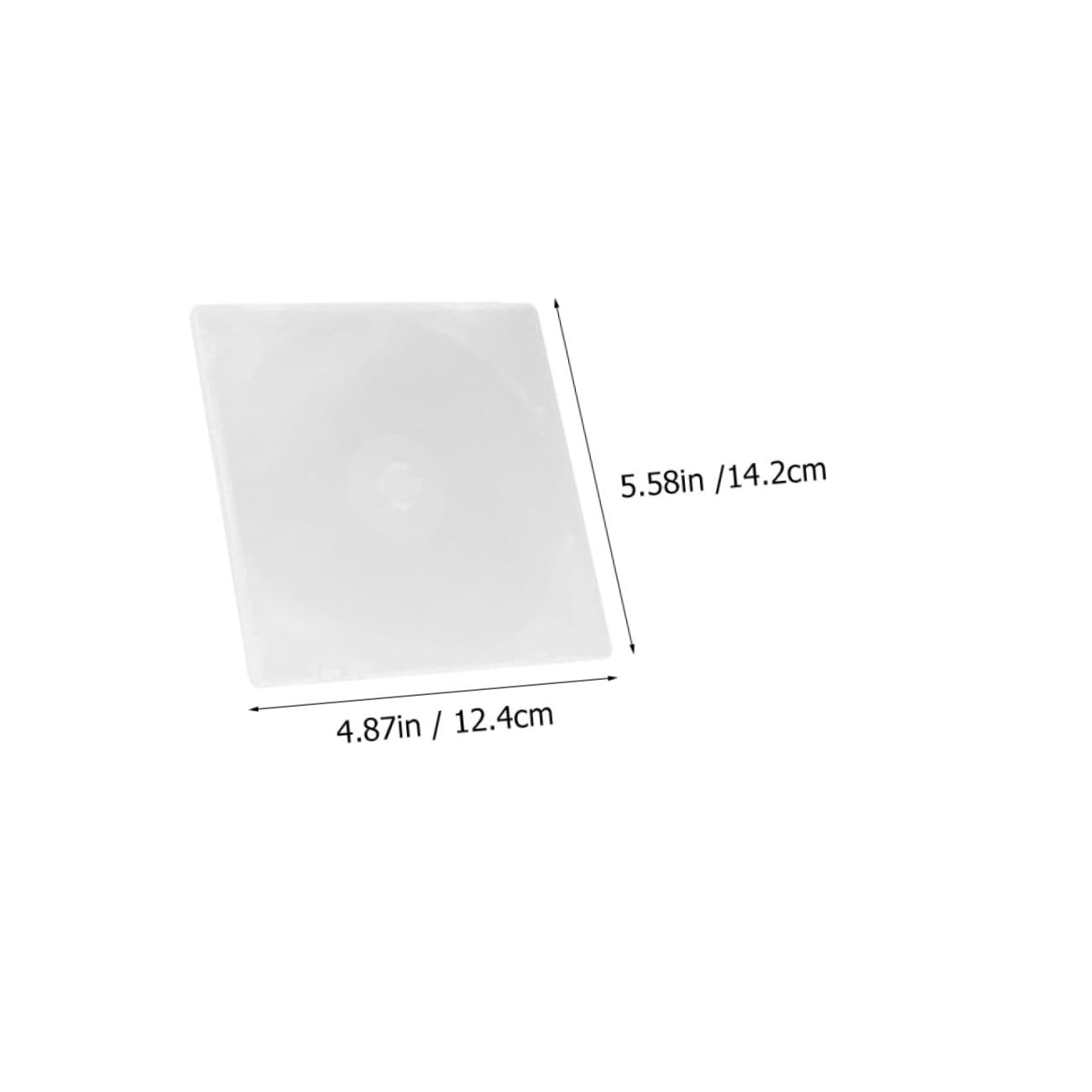 ABOOFAN 10Pcs Transparent CD Boxes Plastic DVD Holders for Music Game and Discs Protects Against Scratches and Data Corruption Storage for Your Collection