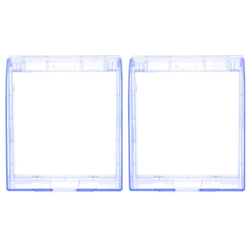 GARVALON 2pcs Adhesive Weatherproof Outlet Cover Outlets Receptacle Outlet Protectors Wall Cover Outdoor Power Outlet Outdoor Electrical Outlet Covers Plug Outlet Bubble Outdoor Floor Blue