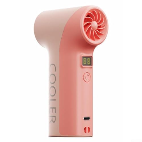 Yhenlovtt Soffiatore turbo portatile wireless con display digitale, batteria da 4000 mAh e motore brushless da 40.000 giri/min per la pulizia dell'auto, rimozione della polvere della tastiera e (RDE)