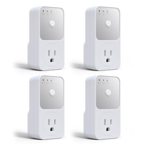BSEED 4-Pack Surge Protector for Refrigerator, TV, PC, 120V