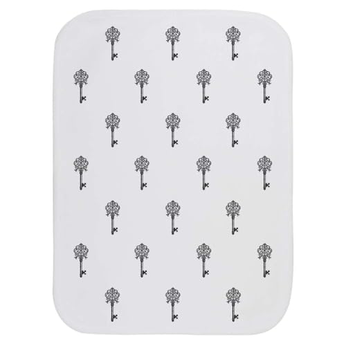 Azeeda 'Vintage Key' Baby Burp/Wash Cloth (BC00031970)