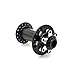 Ecdtyix Novatec D791SB-B15 MTB Road Bike Disc Brake Front Boost Hub Thru Axle TA 15x110mm Black Weight 156g 28 32Holes 6 Bolts(15-110 32H)