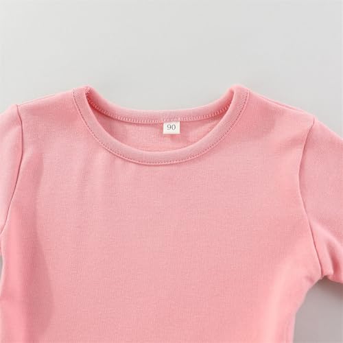 Qiylii Toddler Baby Girls Solid Color A-line Tutu Dress Long Sleeve Cotton Playwear Dresses Fall Winter Outfits3