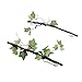 CHICIRIS Reptile Corner Branch Lifelike Terrarium Plant Decoration for Lizard Snake Climbing, Plastic Material, 2 X Suction Cups for Terrarium