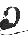 WeSC WESC7001999 Matte Conga - Auriculares supraurales (incluye adaptador para teléfonos Sony Ericsson y Nokia), color negro