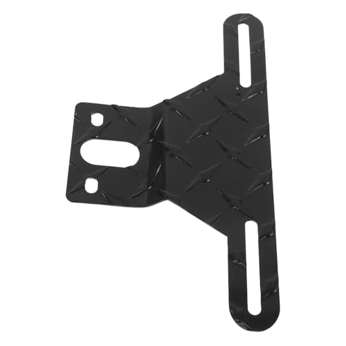 GLEAVI Cornice Targa Nera per Auto Supporto Targa in Metallo Kit di Accessori con Viti per Veicoli Modificati e Rimorchi