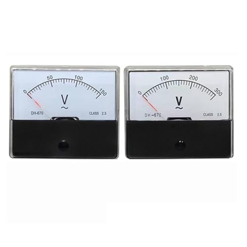 Voltmètre à panneau analogique AC jauge DH-670 indicateur tension cadran aiguille 10V