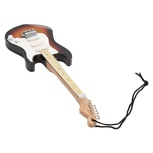 Pendentif de Guitare en Bois, se Sent Bien Mini Pendentif d'instrument de Musique avec des détails Fins pour Un Cadeau décoratif Parfait Cover