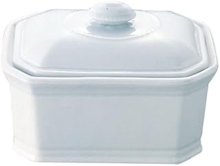 Apilco TOAE FG1 Octagonal Terrine with Lid, 4.9 fl oz (140 ml)