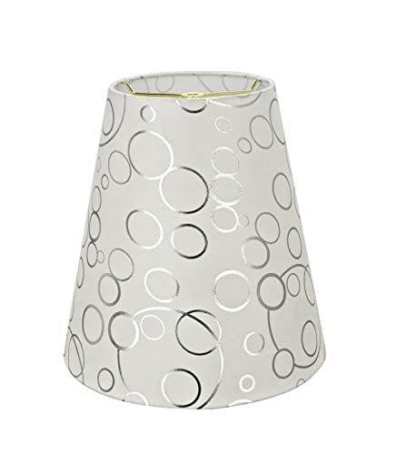 Aspen Creative 32891 Transitional Hardback Empire Shaped Spider Construction Lamp Shade In White, 12" Wide (7" X 12" X 12 1/2") #TOP1