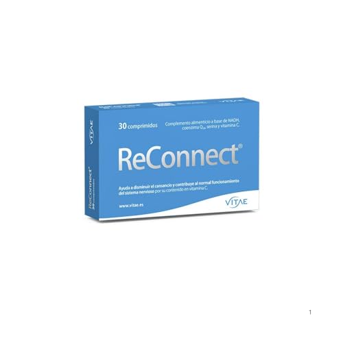 Vitae ReConnect 30 comprimidos | NADH, CoQ10, Serina, Vitamina C | Mejorar el rendimiento | Memoria,...