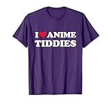 I Love Anime Tiddies Titties Funny Mega Milk Oppai Meme T-Shirt