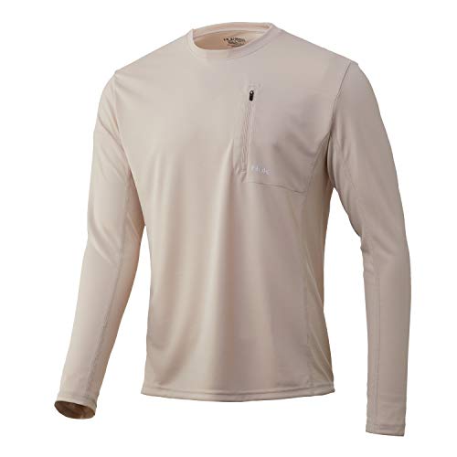HUK Chemise de pêche à manches longues pour homme