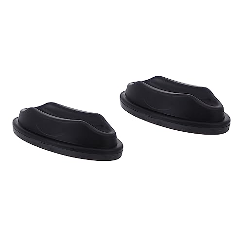 Hemoton 2Pcs Front Wheel Riser Block for Bike Trainer Non Slip Design Stabilize Bike Support Height for Indoor Cycling Strong Material